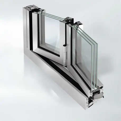 Schüco Kunststoff-Alu-Fenster Corona CT 70 mit Alu-Deckschale